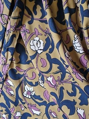 LOFT Floral Long-Sleeve Shirt Dress